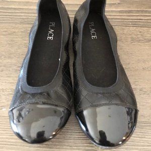 Girls size 2 Children's place shoes wedges ballet flats slip ons